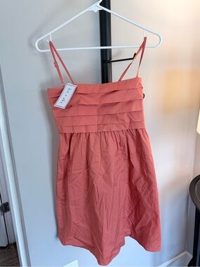 Kensie Coral Spaghetti-Strap Mini Dress
